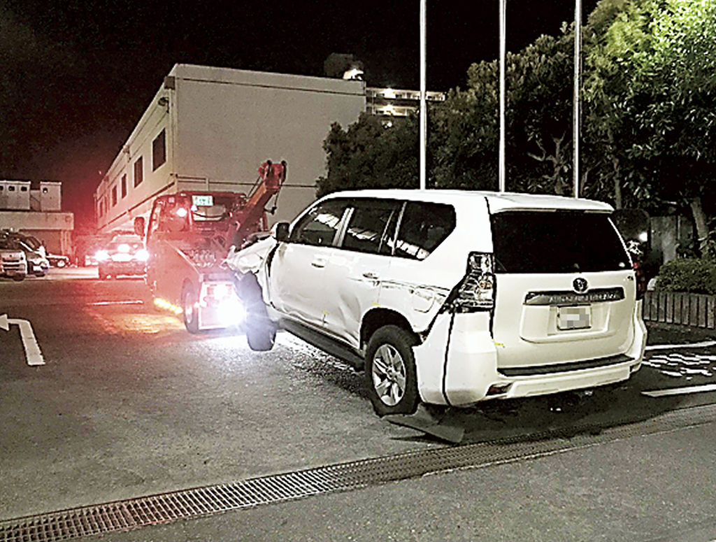 盗難車のランドクルーザー